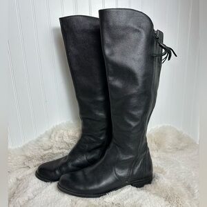 Naturalizer Jinnie Black Leather Boots